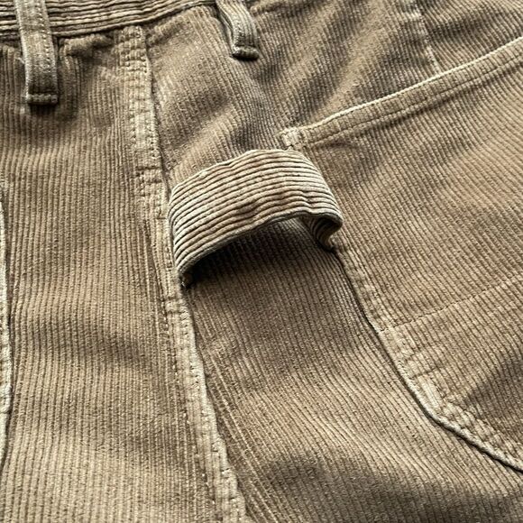 Wallace & Barnes Brown Cotton Corduroy Carpenter Painter Pants 33x30 J.Crew - Picture 10 of 14